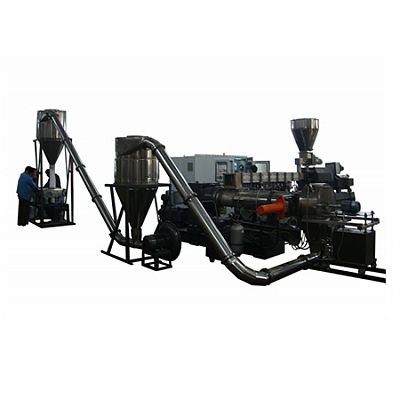 TDS75-180 two stage air-cooling pelletizing line